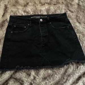 American Eagle Distressed Denim Skirt